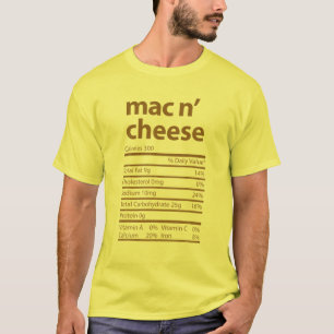 Funny Mac N' Cheese Family Erntedank Nutrition T-Shirt