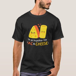 Funny Mac und Käse Liebe Lebensmittel Niedlich Veg T-Shirt