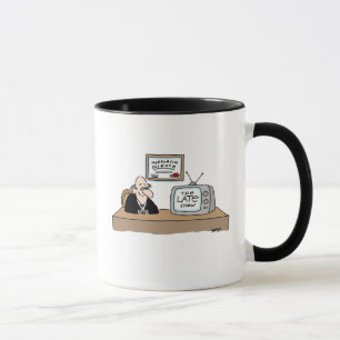 Funny Macabre Undertaker Mortician Cartoon Tasse
