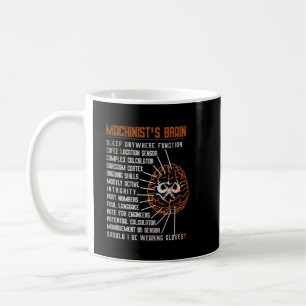 Funny Machinist mit Toleranz Fragen CNC Machinis Kaffeetasse