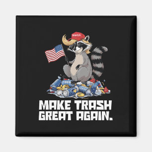 Funny macht Müll wieder groß Trump Müll verweisen Magnet