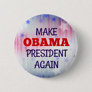 Funny "Macht Obama wieder Präsident" Button