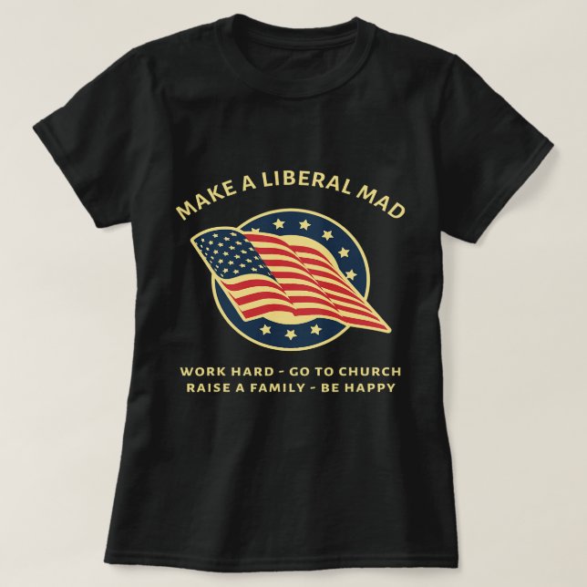 Funny MAGA Konservative Republikaner T-Shirt (Design vorne)