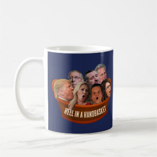 Funny MAGA Republikaner hellen in einem Handkorb Kaffeetasse