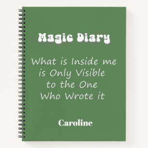Funny Magic Diary Notebook Notizbuch