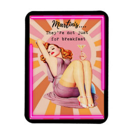 Funny Magnet Best Friend Gift "Martinis"