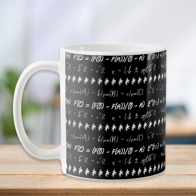 Funny Mah Formulae Geschenk für Mathematiker Kaffeetasse (Von Creator hochgeladen)