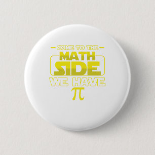 Funny Mah Geek Mathematiker Mathlete kommt zu Button