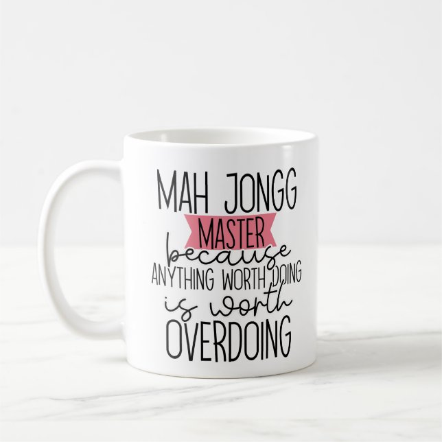 Funny Mah Jongg Kaffeetasse (Links)