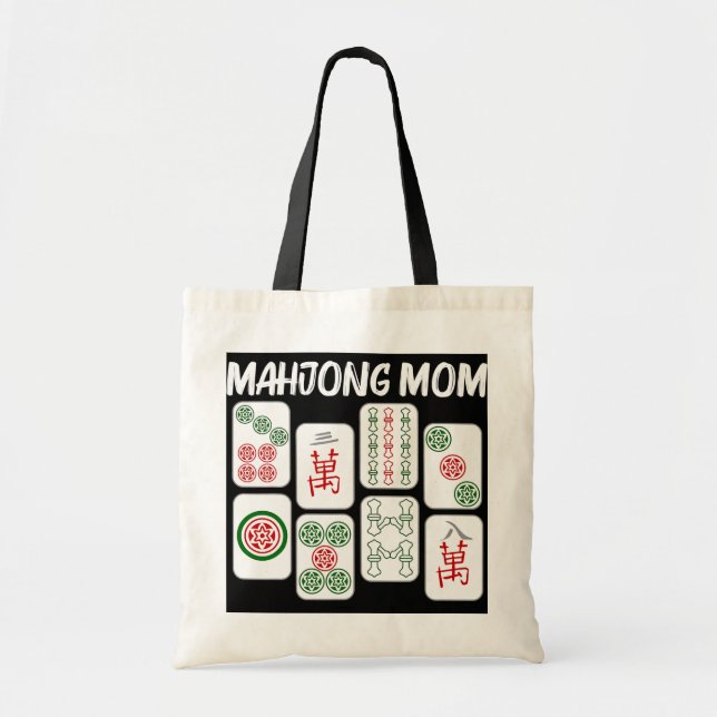 Funny Mahjong Geschenk für Mama Mutter Kinderspiel Tragetasche (Vorne)