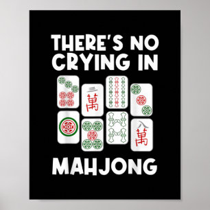Funny Mahjong Geschenk für Männer Frauen Spiel Lov Poster