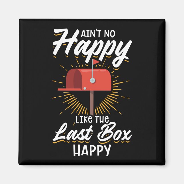 Funny Mail Carrier Postal Worker Mailman Magnet (Vorne)