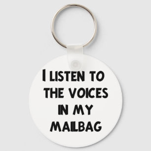 Funny Mail Carrier T - Shirt und Geschenke Schlüsselanhänger