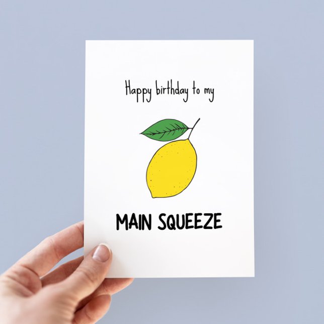 Funny Main Sqeeze Pub Birthday Card (Von Creator hochgeladen)