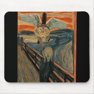 Funny Maine Coon Cat The Scree Mousepad