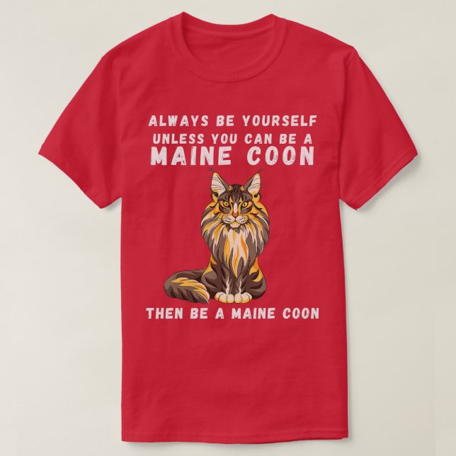 Funny Maine Coon Vintage T-Shirt (Design vorne)