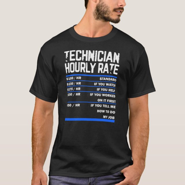Funny Maintenance Techniker für technische Person  T-Shirt (Vorderseite)