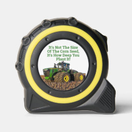 Funny Mais Depth Planting Traktor Farm Joke Maßband