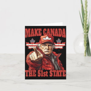 Funny Make Canada 51. Staat Karte