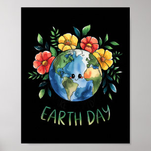 Funny Make Earth Day Jeden Tag Niedlich Earth Day  Poster