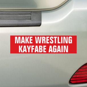 Funny Make Wrestling Kayfabe wieder Vintag pro weh Autoaufkleber
