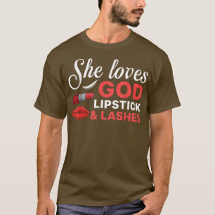 Funny Makeup Art Girls Schule T-Shirt