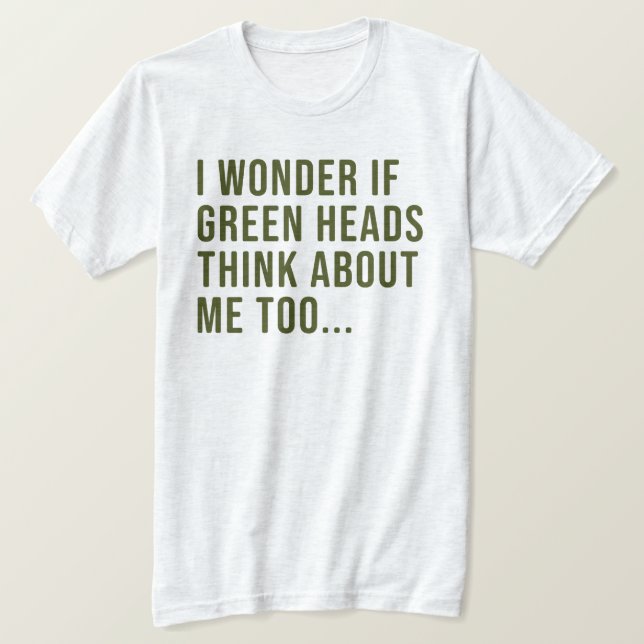 Funny Mallard Duck Jagd Shirt für Männer und Fraue (Design vorne)