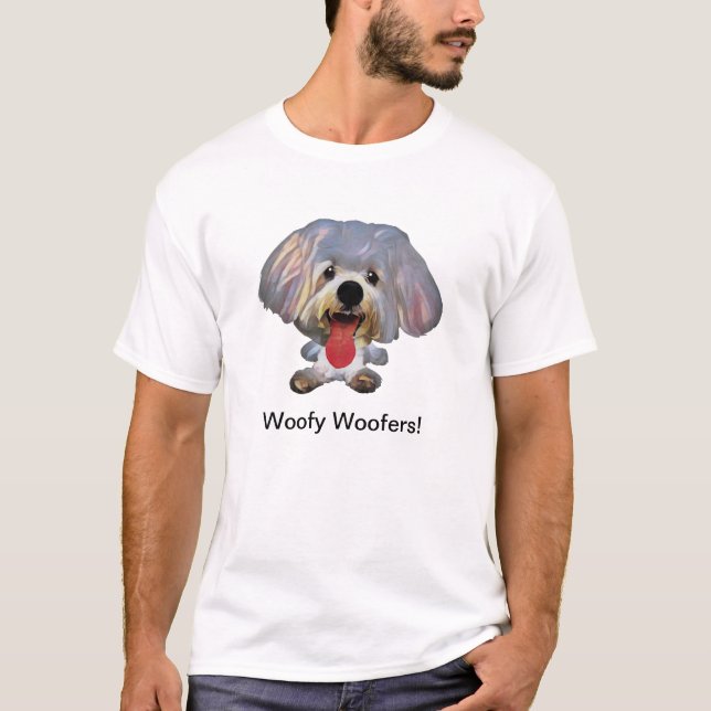 Funny Maltese Dog Men's T - Shirt (Vorderseite)