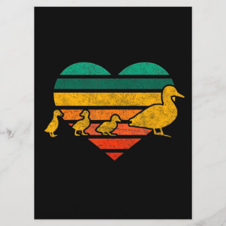 Funny Mama Duck 3 Ducklings | Ente zu Weihnachten  Menükarte