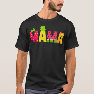 Funny Mama Fruitarian Lover Summer Nana Fruchtmark T-Shirt