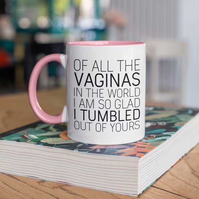 Funny Mama Geschenk ich bin so froh, dass ich aus  Tasse (Von Creator hochgeladen)