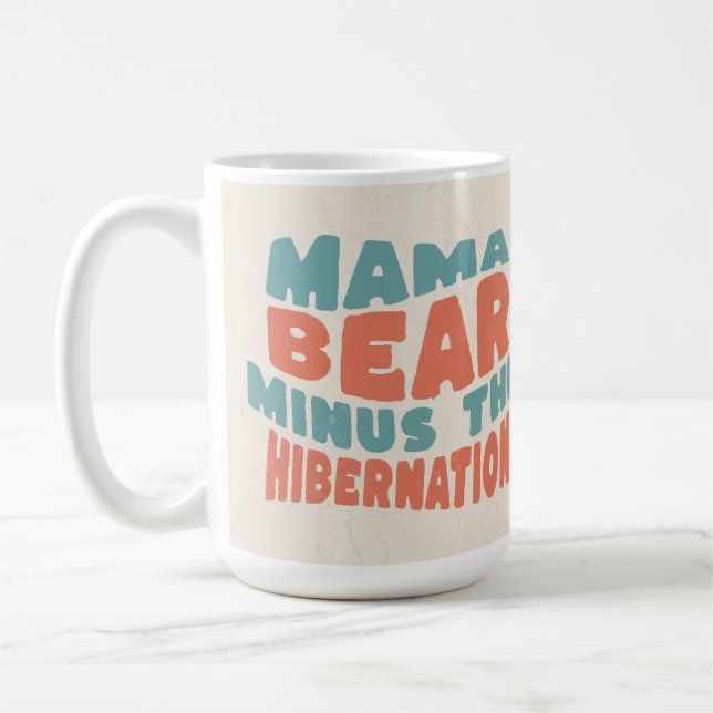 Funny Mama Geschenk Mama Bär Mini-Musik Kaffeetasse (Links)