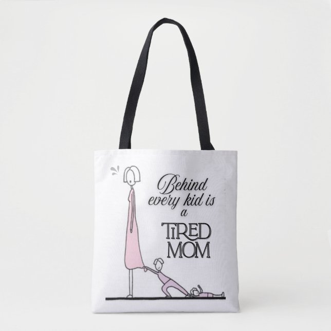 Funny Mama Geschenke Zitat - Müde Mama Leben (Vorderseite)