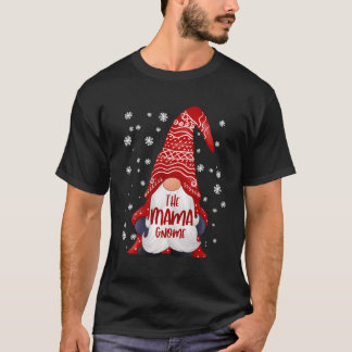 Funny Mama Gnome Familie Matching Weihnachtsgesche T-Shirt