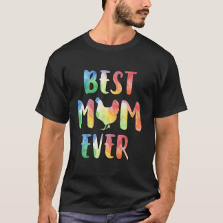 Funny Mama Hen Ever Liebe Hühnchen Hen Wawtercolor T-Shirt