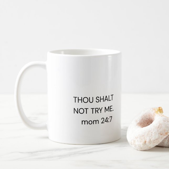 Funny Mama Kaffee Tasse, DU WIRD Mama NICHT VERSUC Kaffeetasse (Mit Donut)