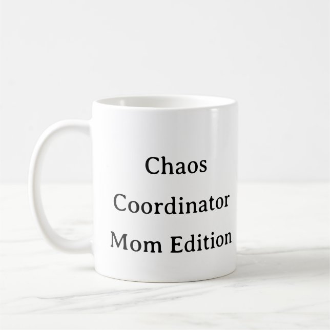 Funny Mama Life Tasse - Chaos Coordinator Mama Ges (Links)