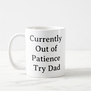 Funny Mama Life Tasse - Out of Patience Elternscha