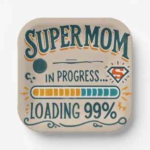 Funny Mama Paper Teller - Supermutter in Progress.
