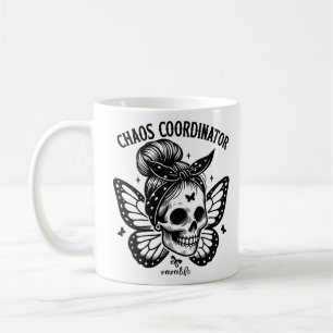 Funny Mama Shirt Chaos Koordinator Mama Geschenk Kaffeetasse