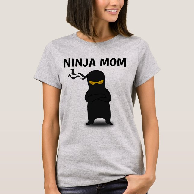 Funny MAMA T - Shirt, NINJA MAMA T-Shirt (Vorderseite)