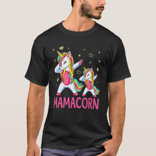 Funny Mamacorn Einhorn Kostüme Mama Muttertag 2 T-Shirt