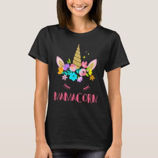 Funny Mamacorn Unicorn Costume Mom Mother's Day 7 T-Shirt