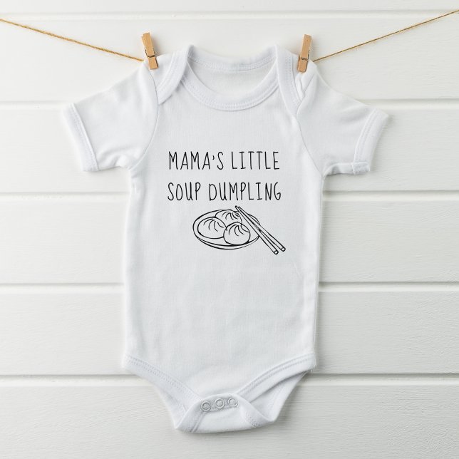Funny Mamas kleine Soup Dumpling Baby Strampler (Von Creator hochgeladen)