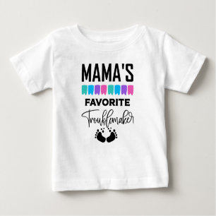 Funny Mamas Lieblings-Trost-Girls Baby T-shirt