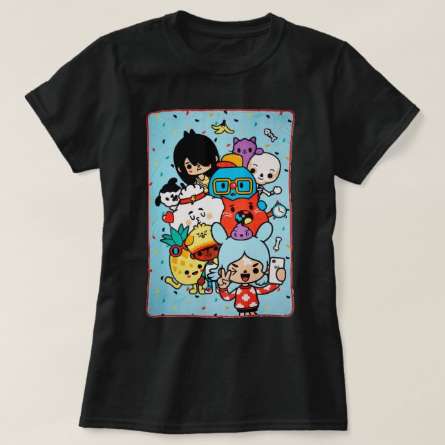 Funny Man An App Development Toca Boca Studio Lieb T-Shirt (Design vorne)