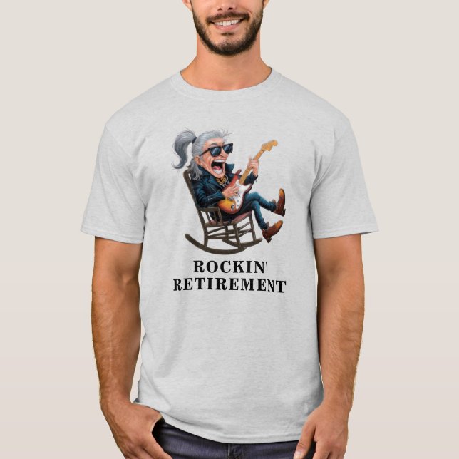 Funny Man Retirement T-Shirt (Vorderseite)