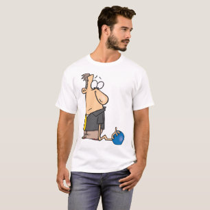 Funny Man Ten Button Bowling T-Shirt