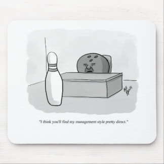 Funny Management und Leadership Cartoon Spaß Mousepad