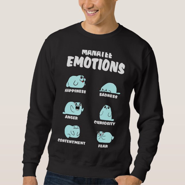 Funny Manatee Gifts Sea Cow Kostüm Merchandise Ki Sweatshirt (Vorderseite)